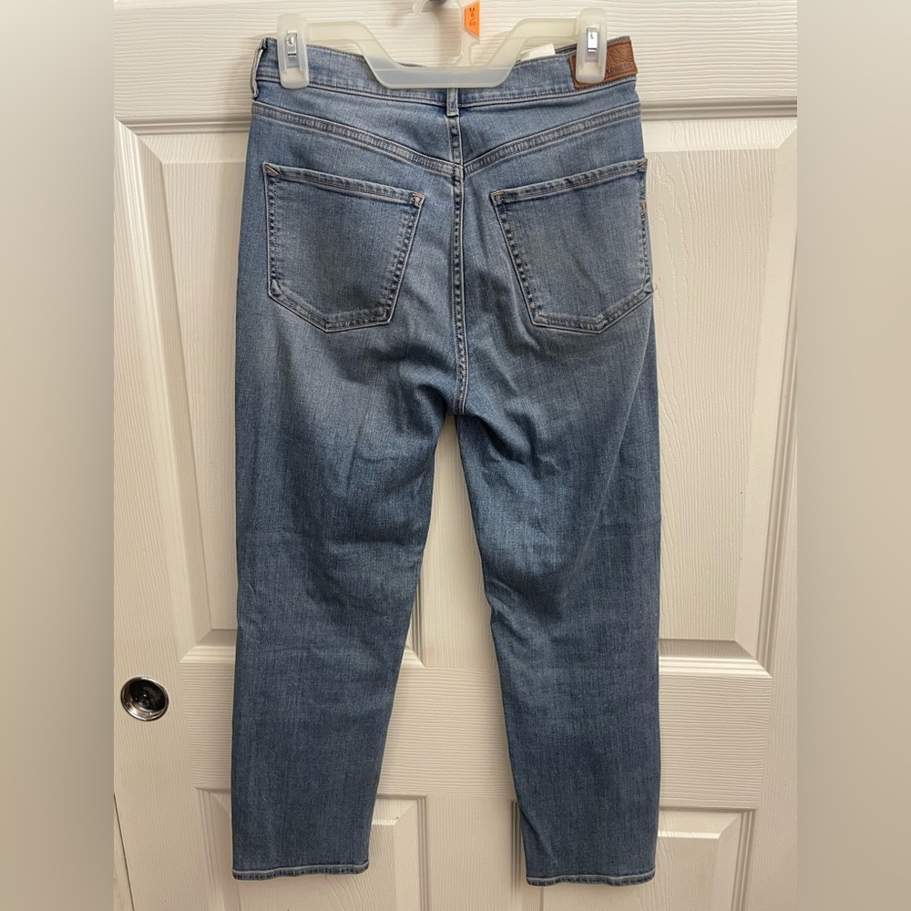 Express Denim Super High Rise Ribcage Jeans - Picture 2 of 5